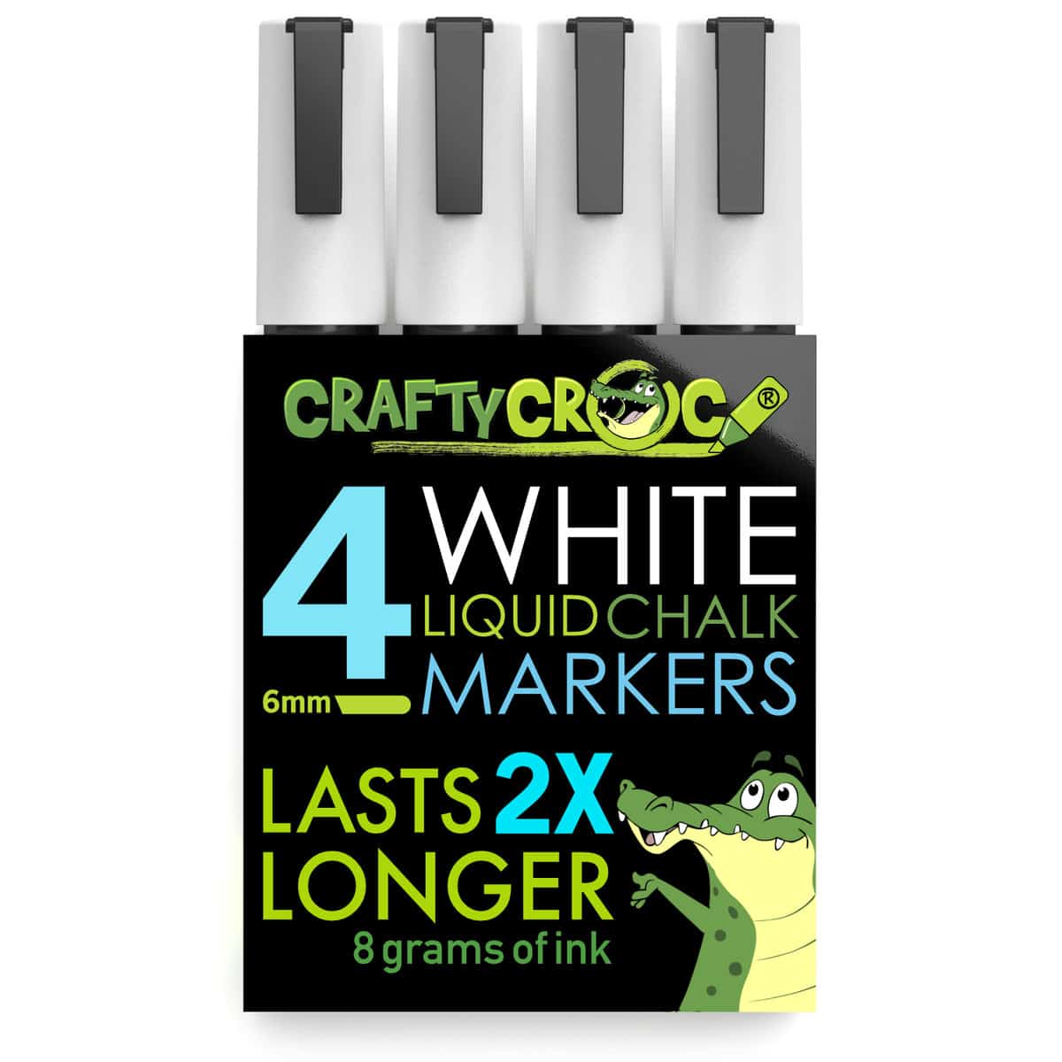 Chalk Markers – 8 Neon Colors (Value Pack) – Crafty Croc