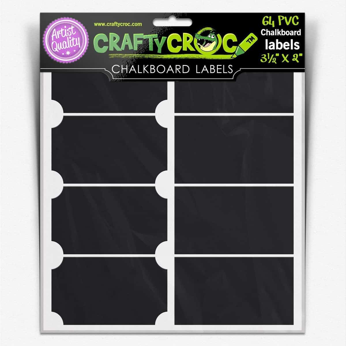 Wrapables Labels - Stick-On Chalkboard Labels - Set of 64 - Yahoo Shopping